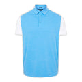 Polo homme J. Lindeberg M Harry coupe classique manches courtes bleu océan