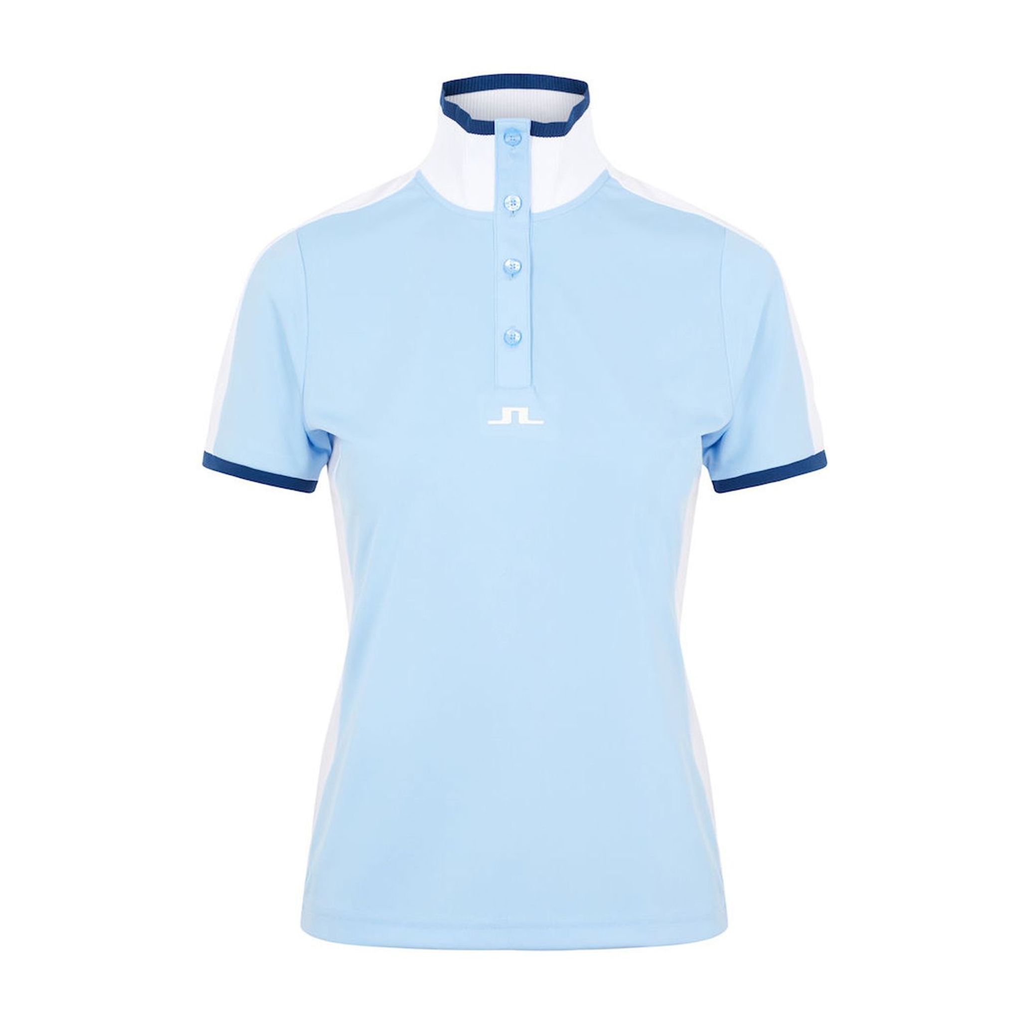 Polo J. Lindeberg W Minna SS pour femme, bleu d'été