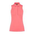 Polo SL W Dena Tropical Coral pour femme de J. Lindeberg