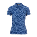 J. Lindeberg W Alaya Jacquard SS Polo Animal Midnight/Summer Bl Femme