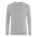 Pull Kjus M Kirk à col en V, gris argenté/mélange, pour homme