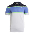 Kjus M Luan CB SS Polo Argent Brouillard/Cascade Homme