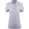 Polo Kjus W Ella Structure SS Alloy/Blanc Femme