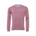Pull de golf ultrafin à col en V Fynch Hatton pour homme, lilas