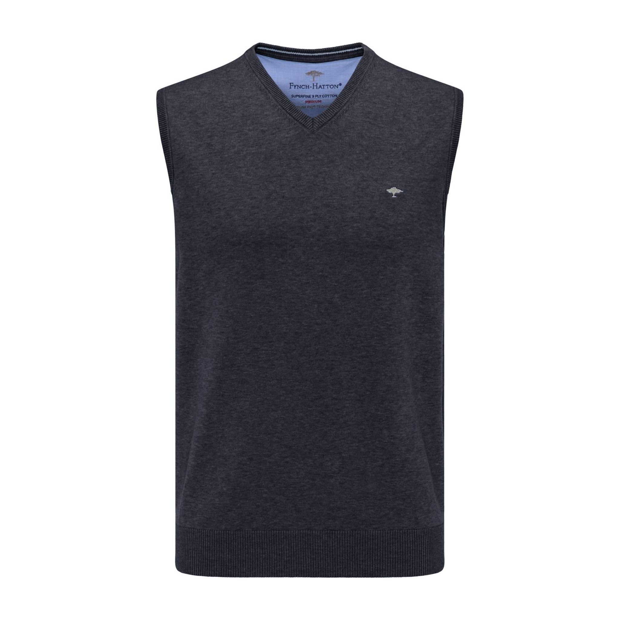 Pull Fynch Hatton Bleu Marine Homme