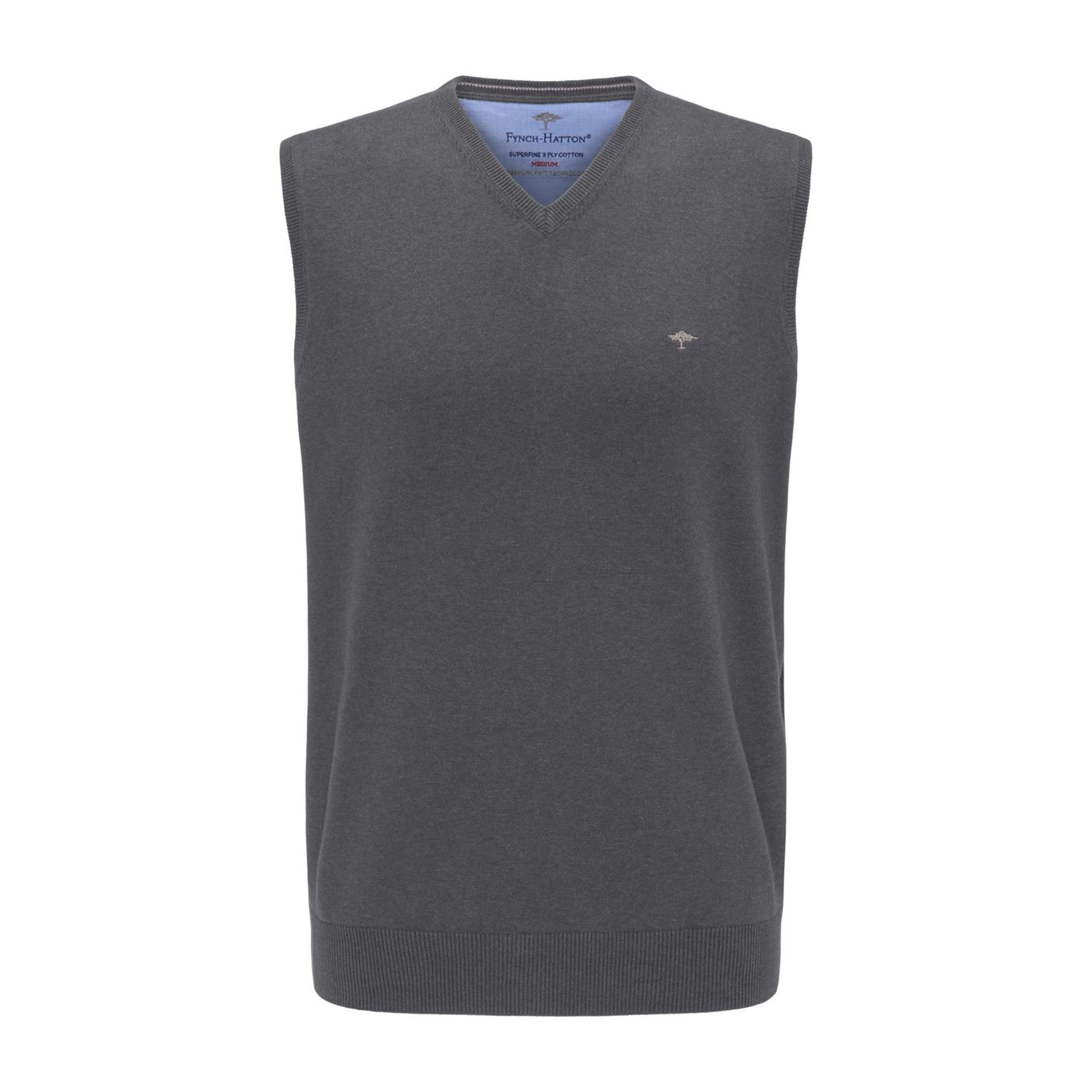 Pull Fynch Hatton M Slipover SL Gris cendré pour homme