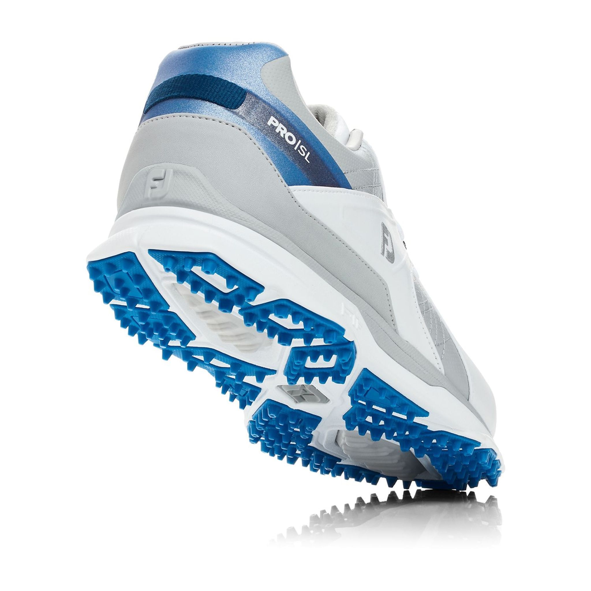 Footjoy M Pro SL Wide Blanc/Gris/Bleu Royal Homme