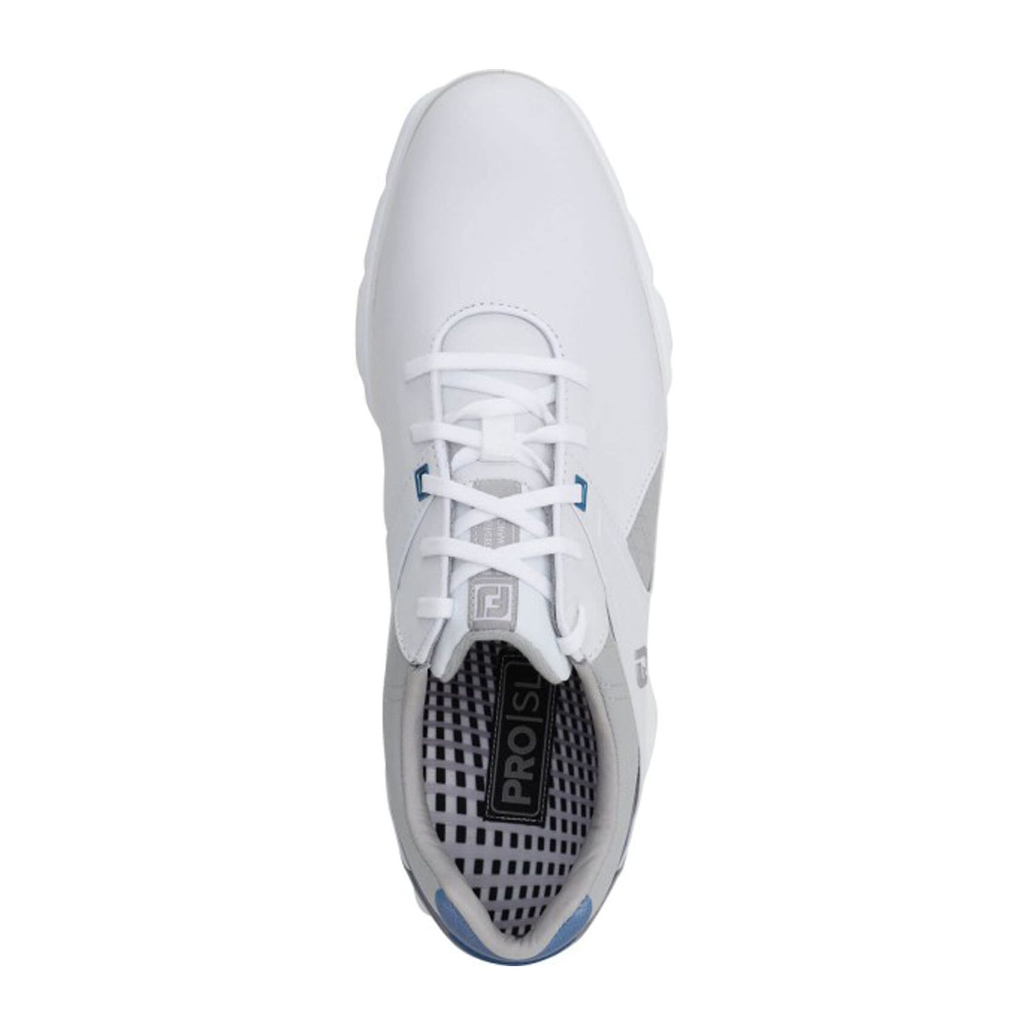 Footjoy M Pro SL Wide Blanc/Gris/Bleu Royal Homme