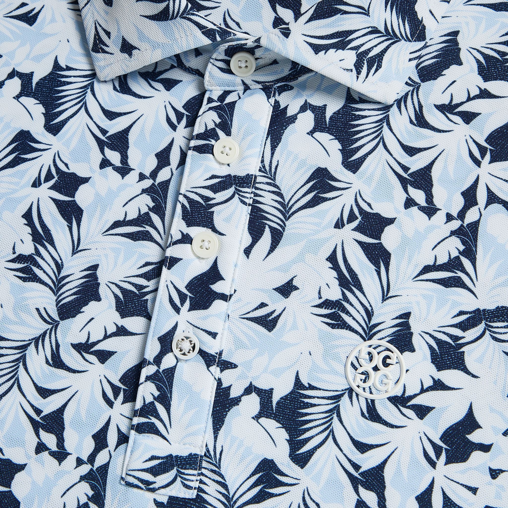 Polo de golf slim fit en piqué technique Palm Fronds GFORE pour hommes S Hommes