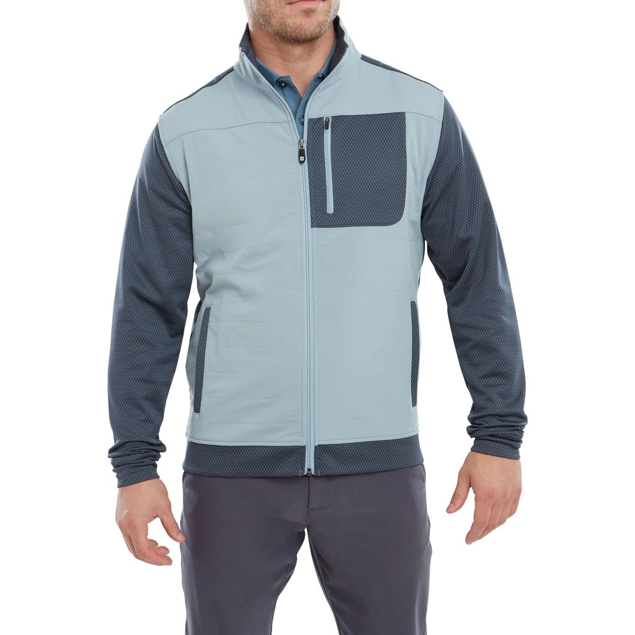 Veste hybride de golf Footjoy ThermoSeries Anthracite, Gris Homme