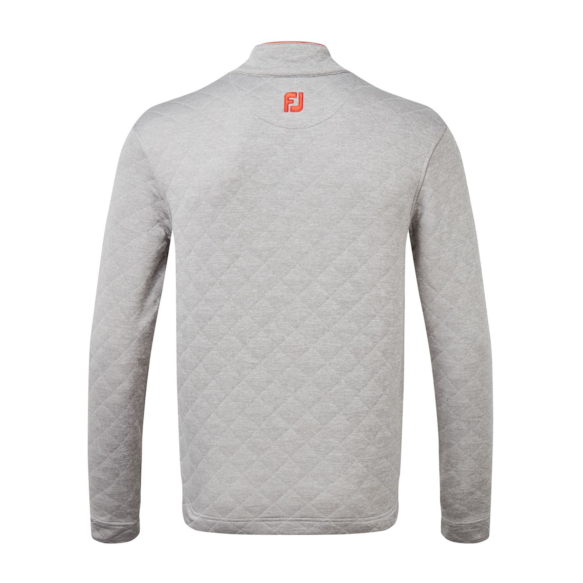 Pull Footjoy Diamond Jacquard 1/2 Gris Homme