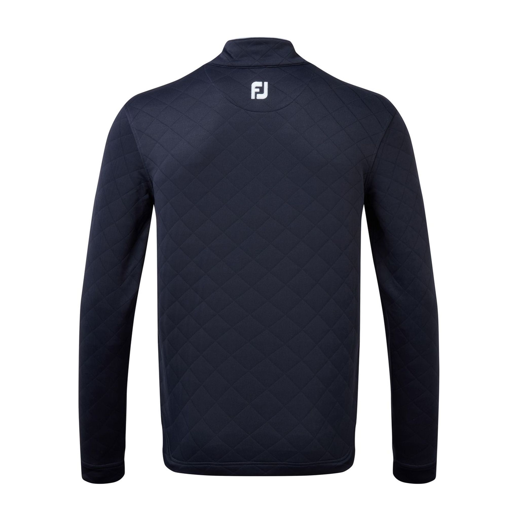 Pull Footjoy Diamond Jacquard 1/2 Zip Bleu Homme