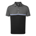 Polo Footjoy M Jacquard Top Color Block SS Noir Homme
