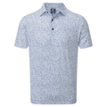 Polo Footjoy en fil d'Écosse imprimé granit pour homme