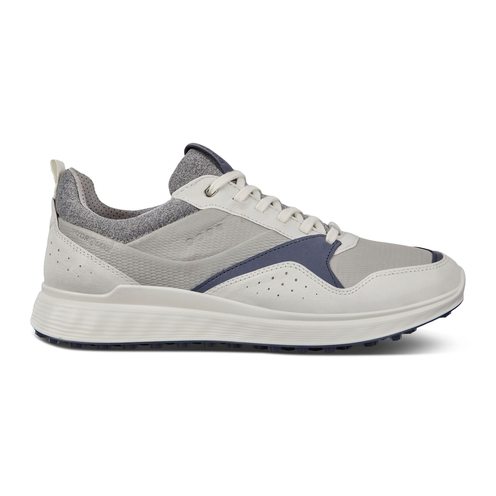 Ecco M S-Casual Blanc/Vrai Bleu Marine Homme