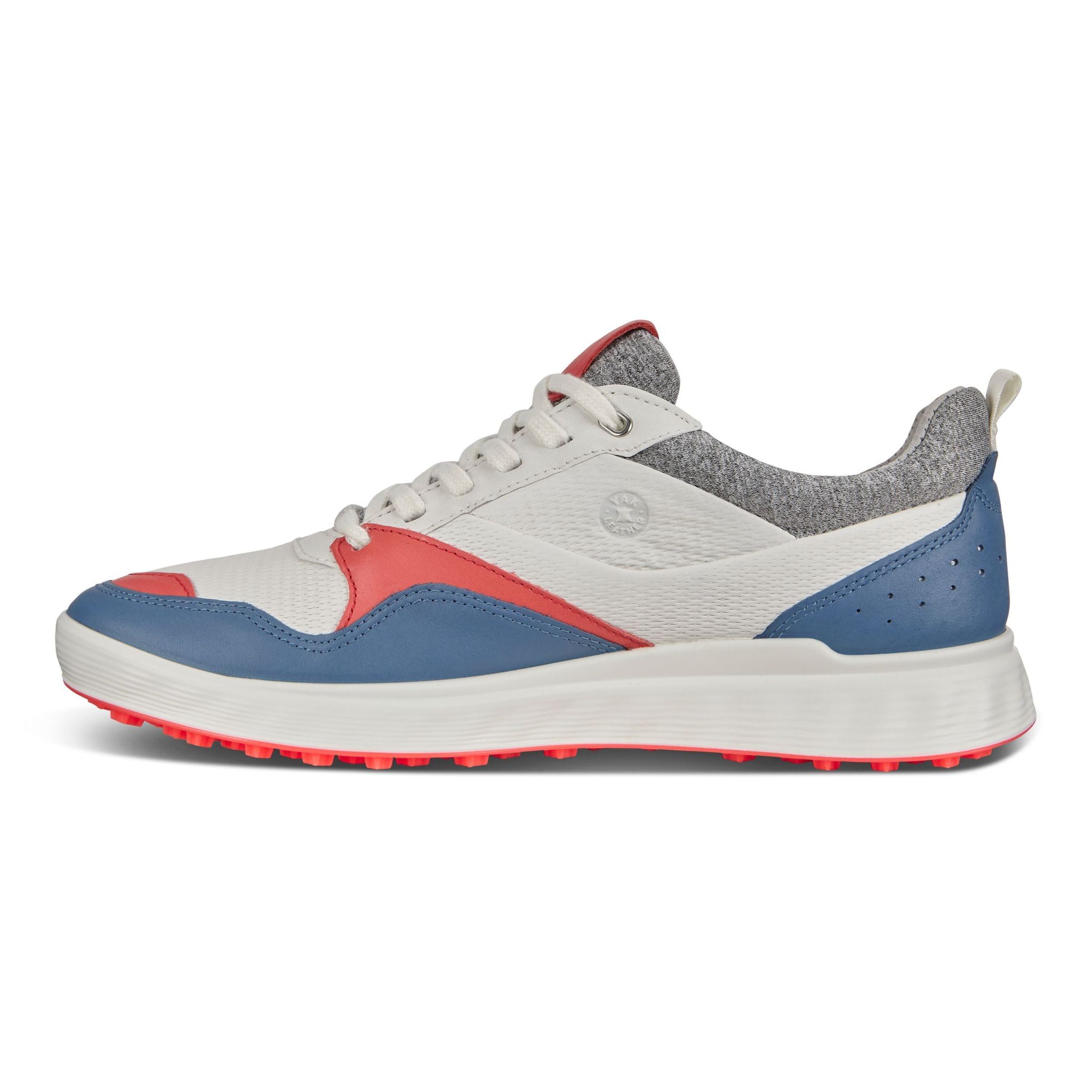 Ecco W S-Casual Retro Bleu Corail/Néon Femme