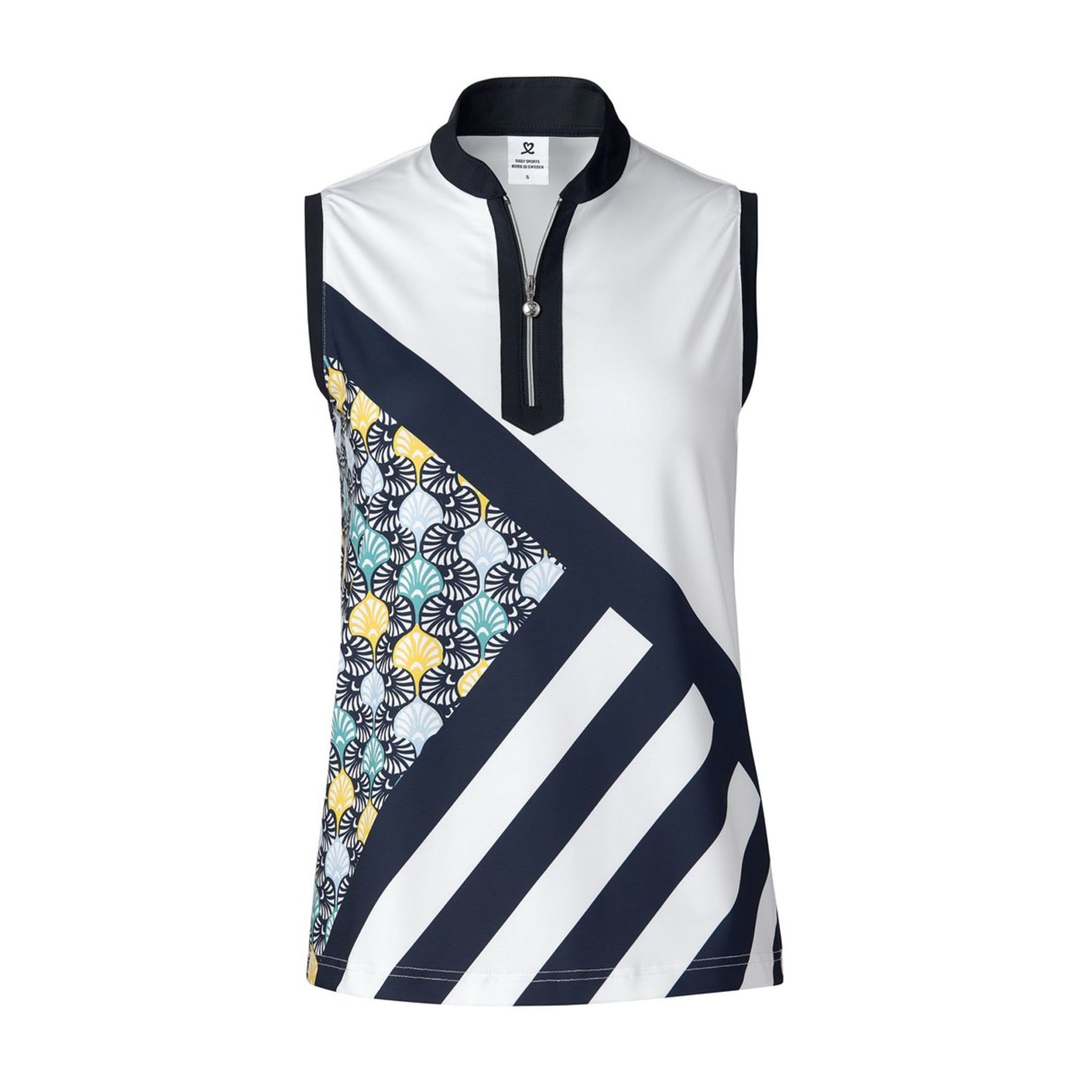 Polo sans manches pour femme Daily Sports Fia Bleu marine