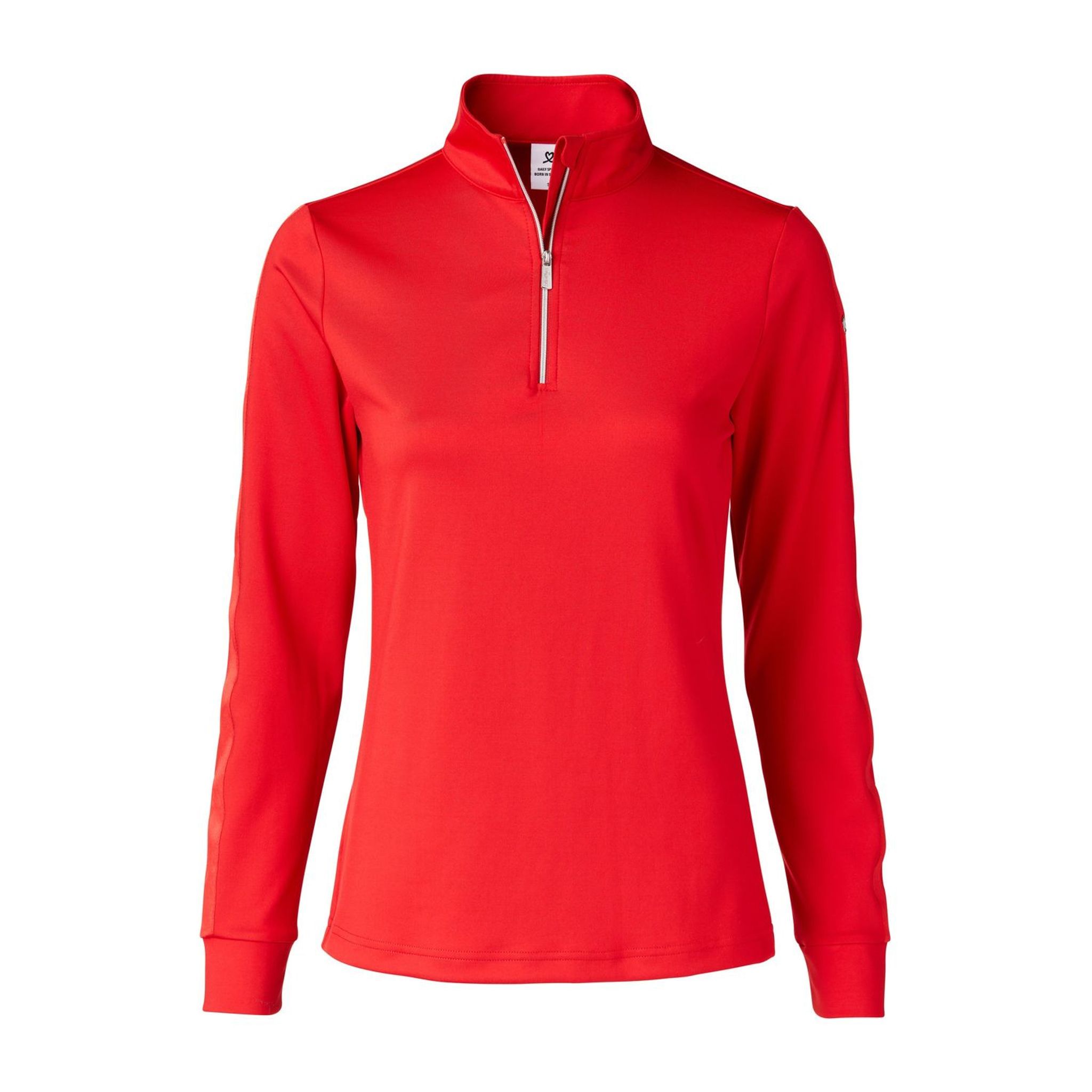 Polo à col rond Anna LS de Daily Sports pour femme, rouge cardinal