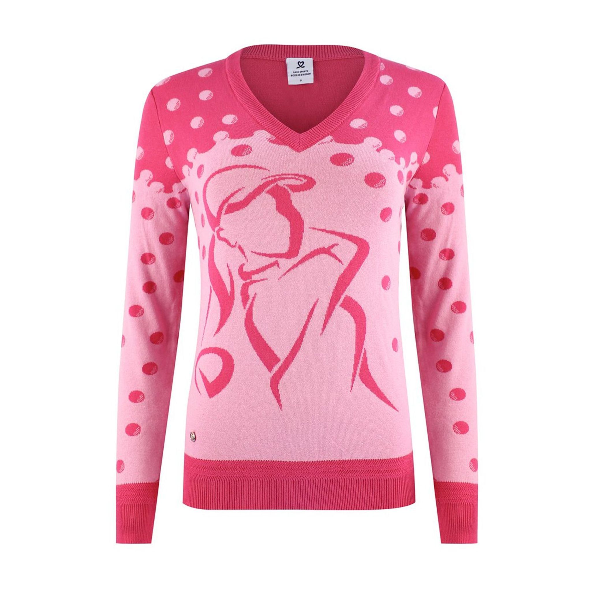 Pull col V Daily Sports W Aim Fruit Punch Femme