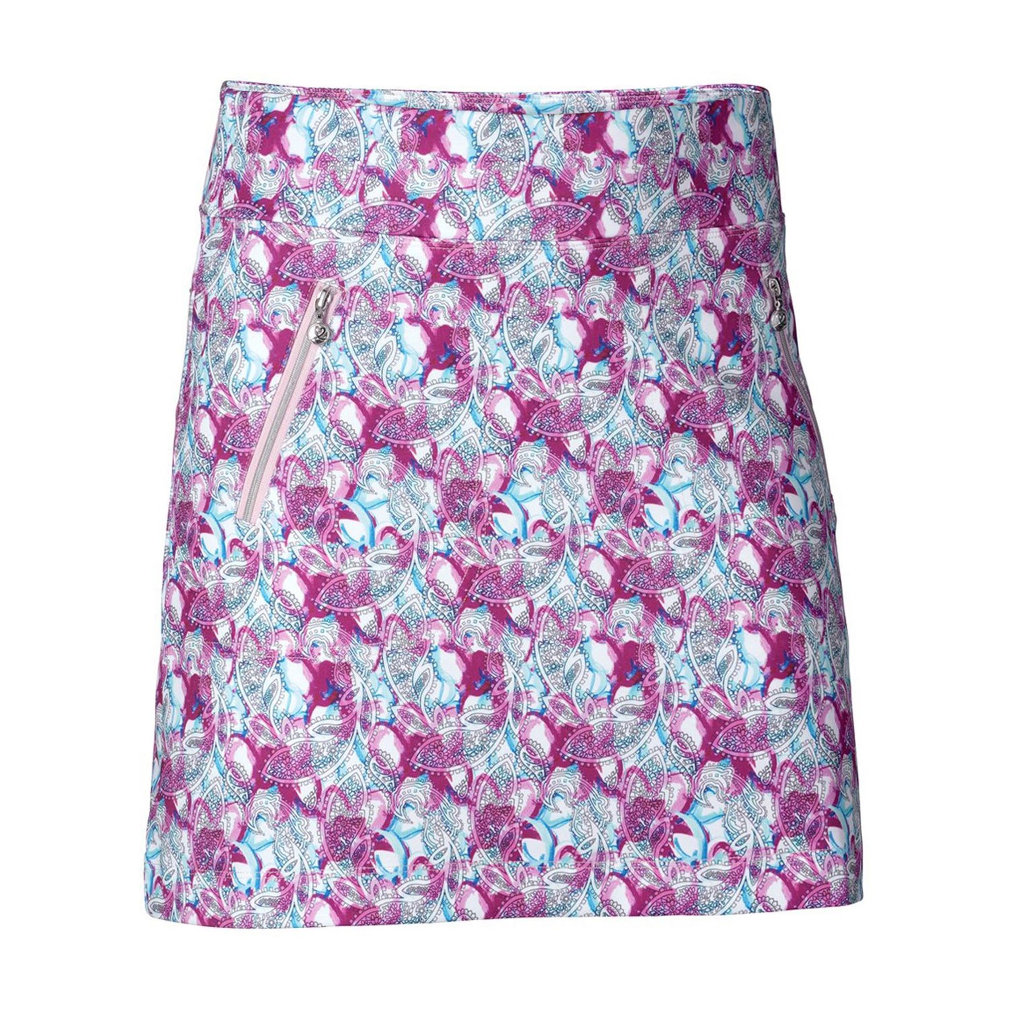 Jupe-short Daily Sports Paisley 45 cm Bleu Femme