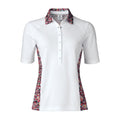 Polo Rickie pour femme, manches courtes, blanc, Daily Sports