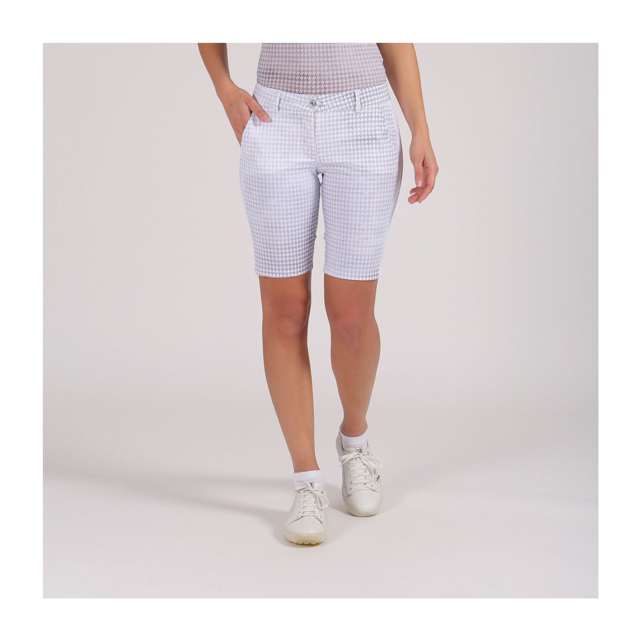 Chervo Bermuda Grenoble W Gris/Blanc Femme