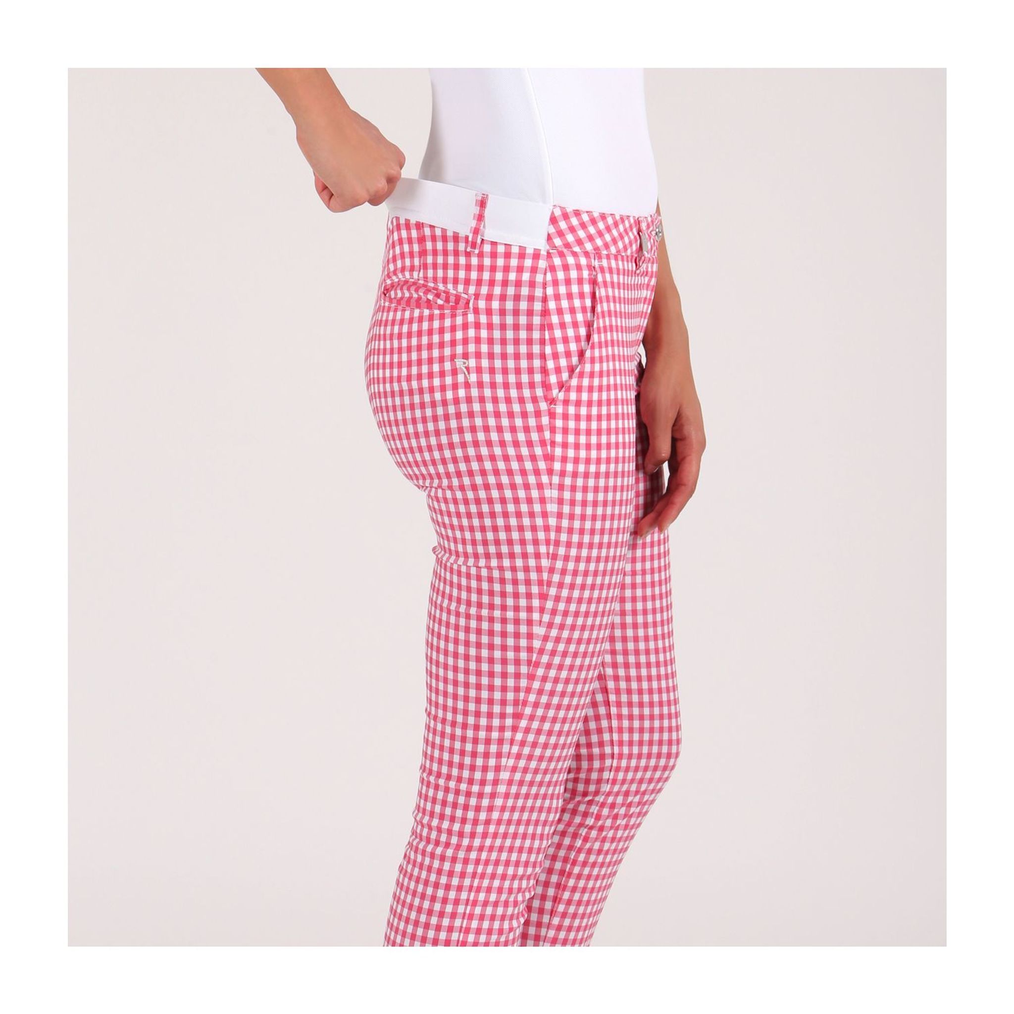 Pantalon Chervo Si W Berry/Blanc Femme