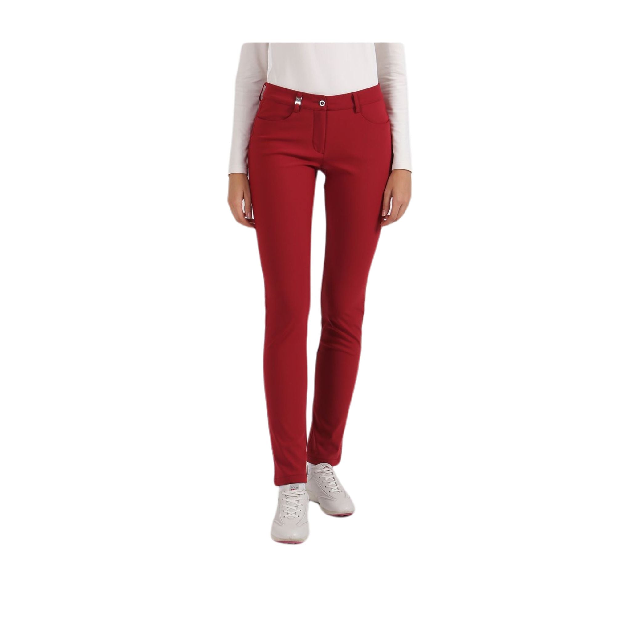 Pantalon Chervo W Squotta Rouge Femme