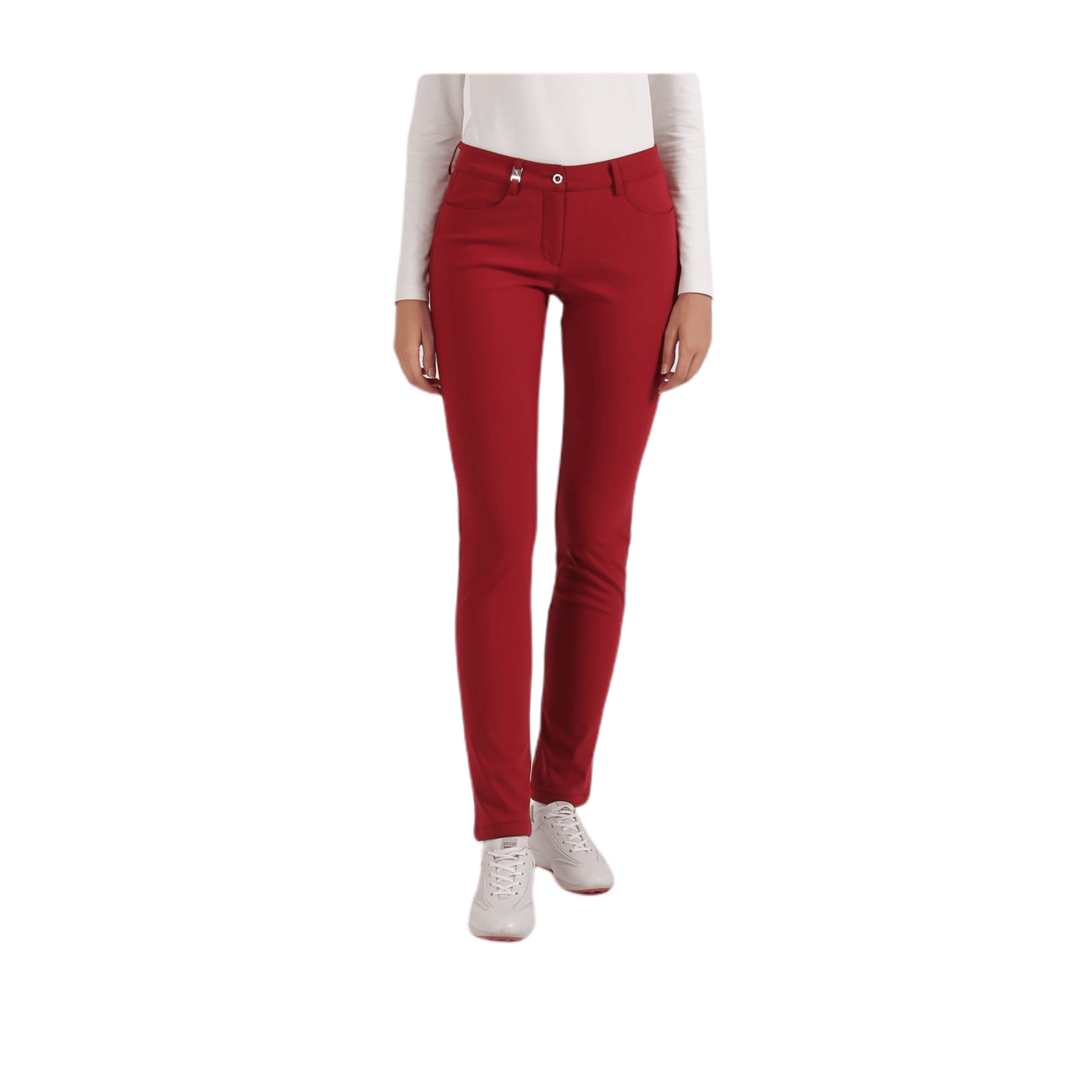 Pantalon Chervo W Squotta Rouge Femme