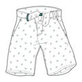 Bermuda Chervo M Giovedi Blanc (Petit Motif) 48 Homme