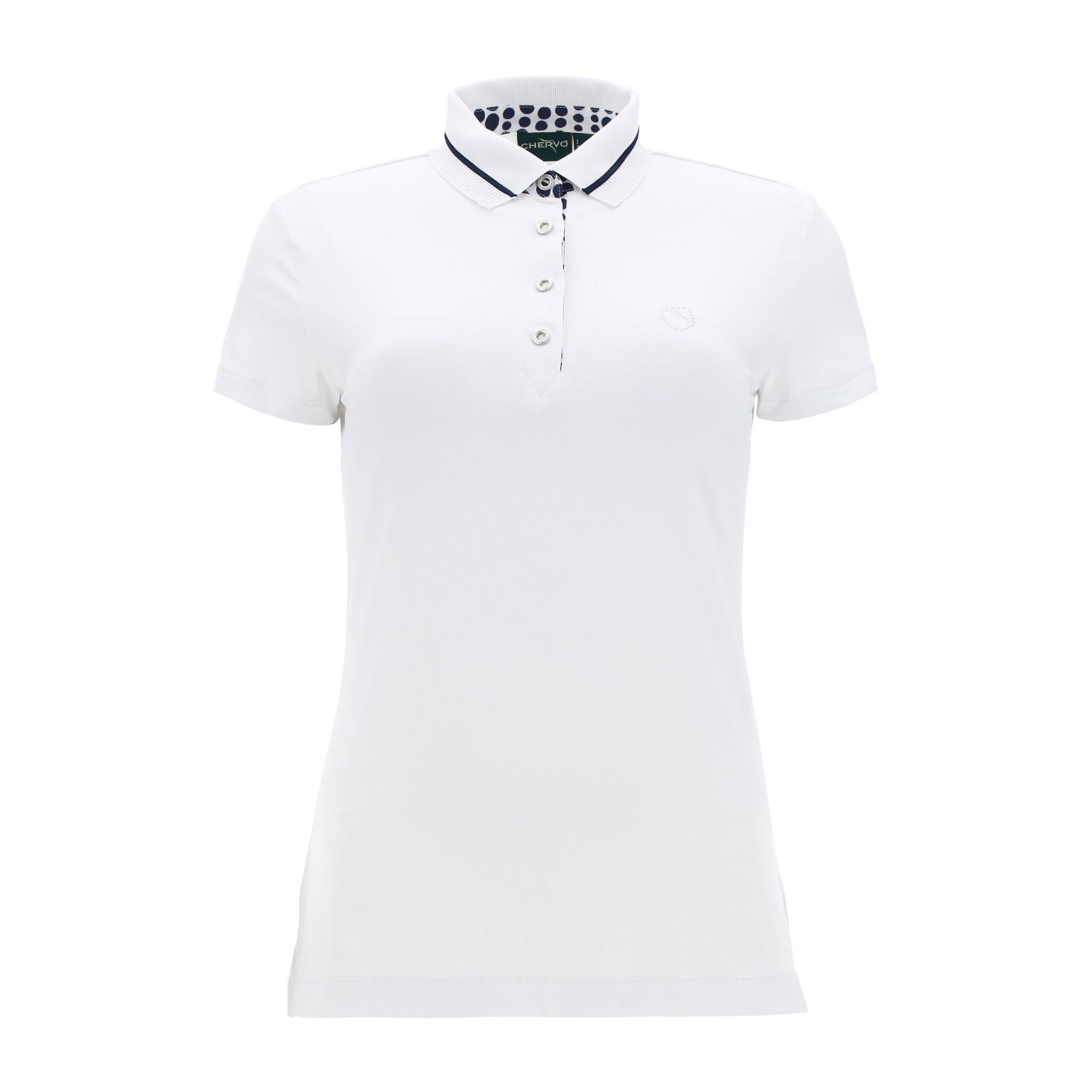 Polo Chervo W Aracela SS Blanc Femme