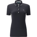 Polo Chervo W Aroa SS Noir (Motif Col) Femme