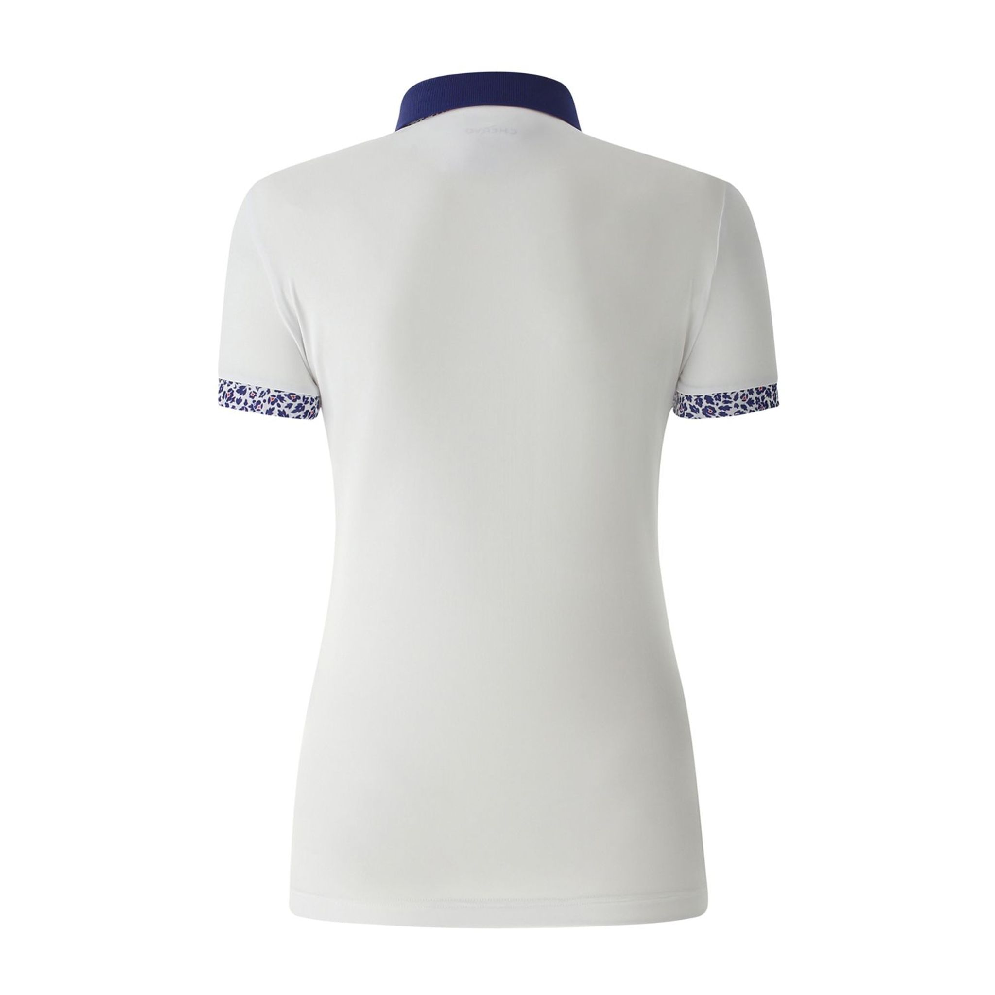 Polo Chervo W Angelie SS Blanc (motif col et manches) Femme