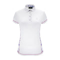 Polo Chervo W Aibo SS à motifs blanc/bleu pour femme
