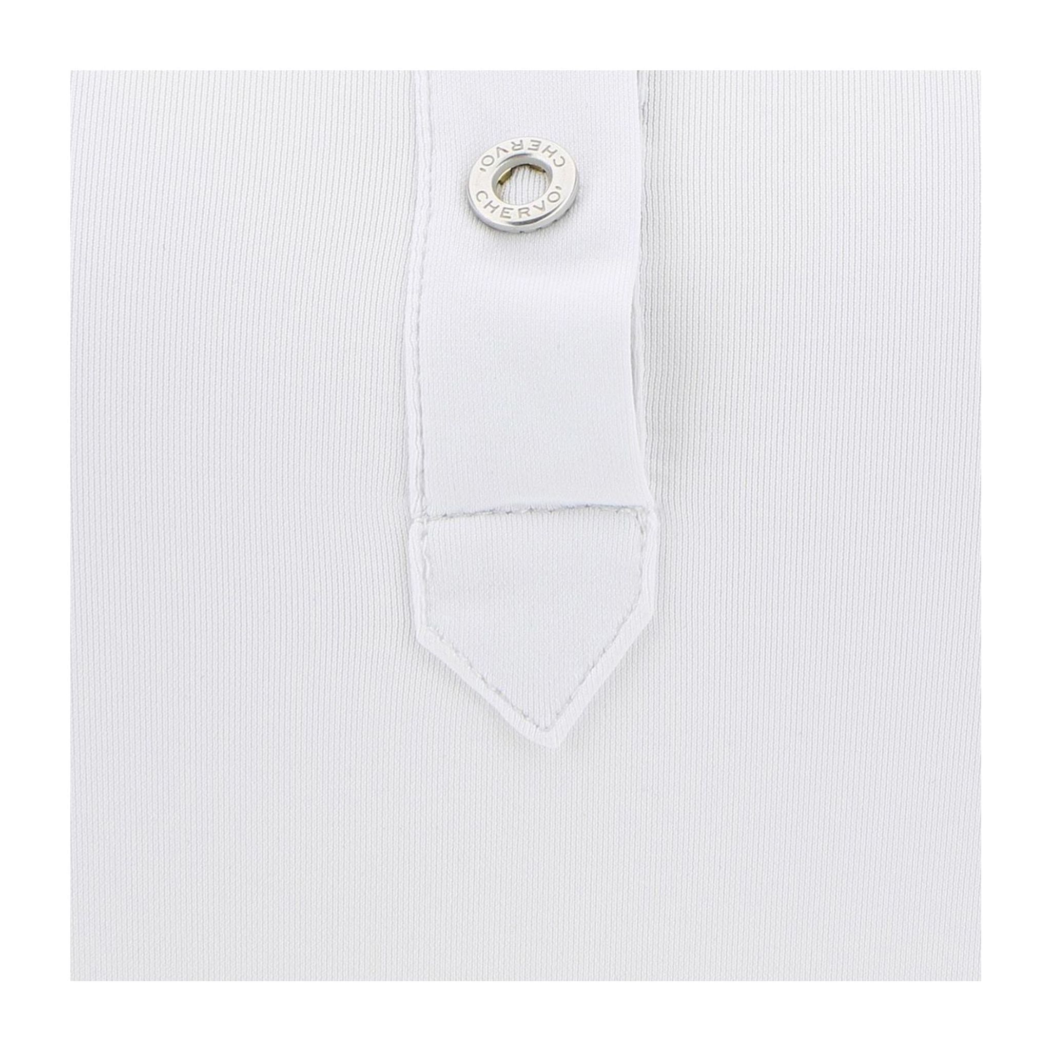 Polo Chervo W Aibo SS à motifs blanc/vert pour femme