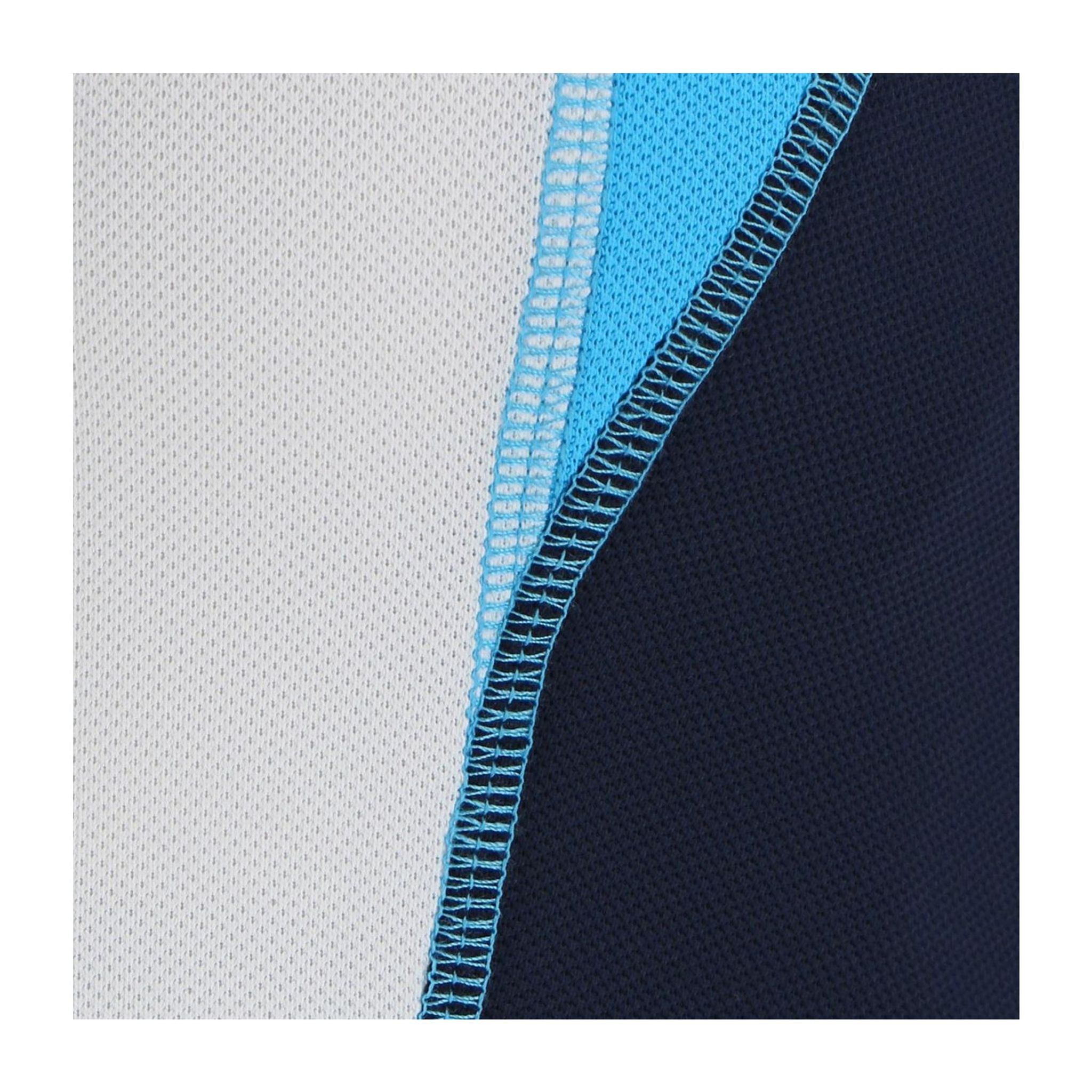 Polo Chervo W Albizia SL Blanc/Bleu Clair Femme