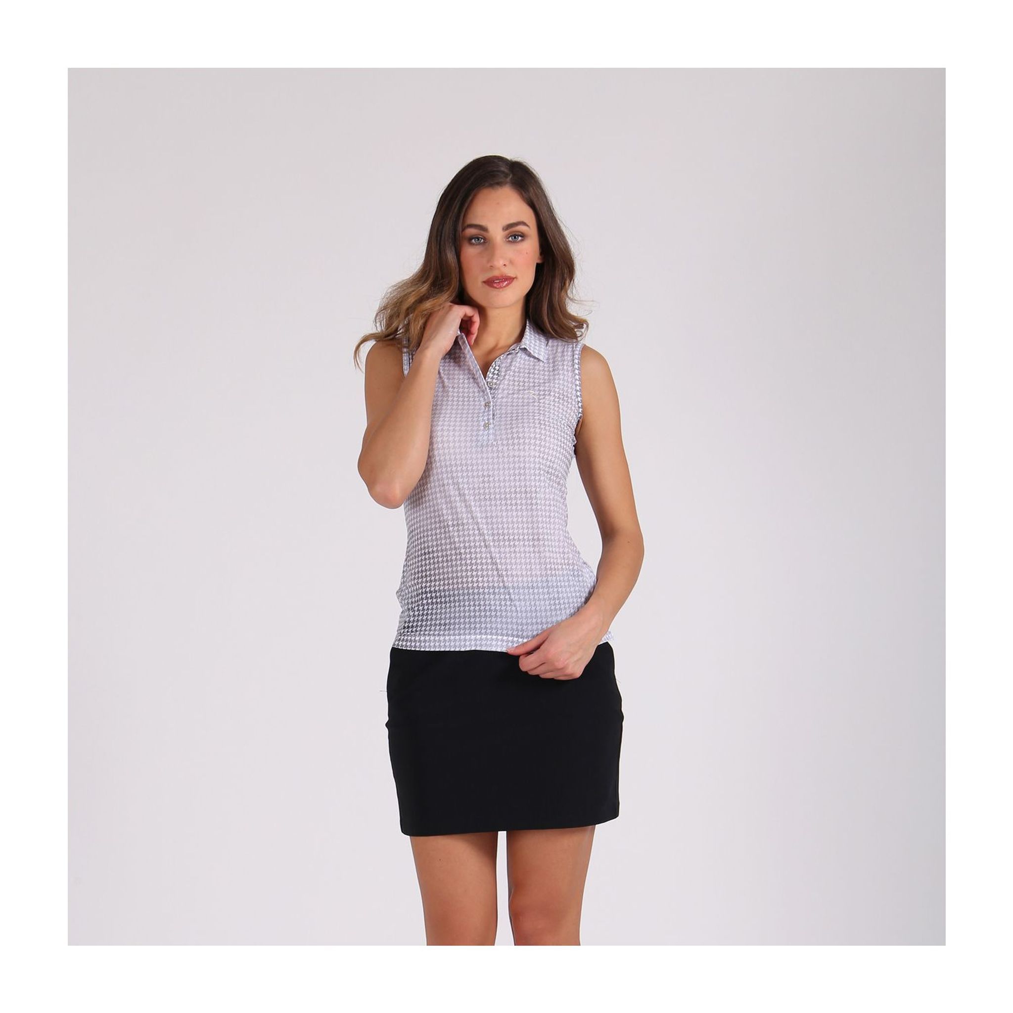 Chervo Polo Avella W Gris/Blanc Femme