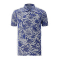 Polo Chervo M Ambrosio SS Bleu/Fleurs Homme