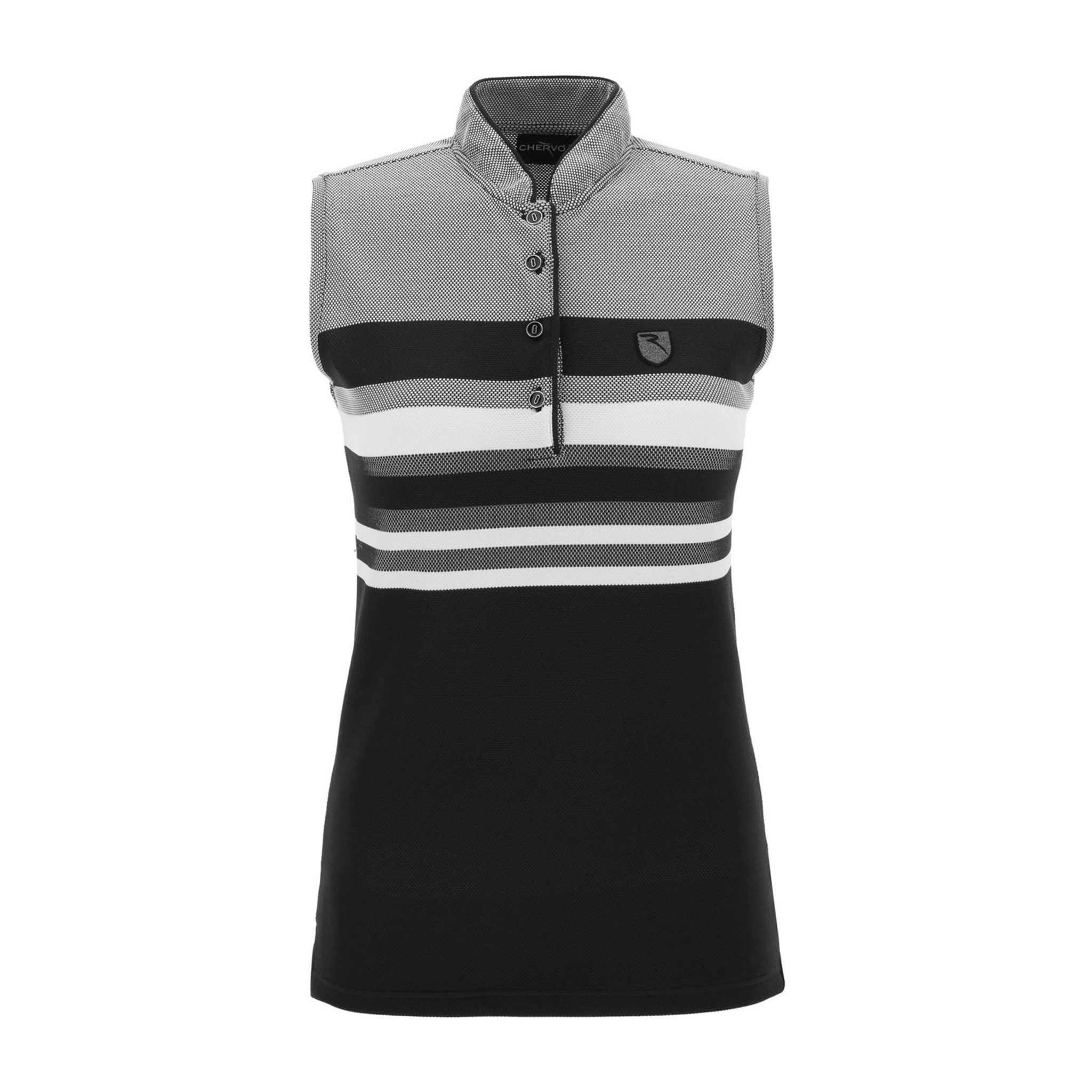 Polo Chervo W Ami SL Noir/Blanc Femme