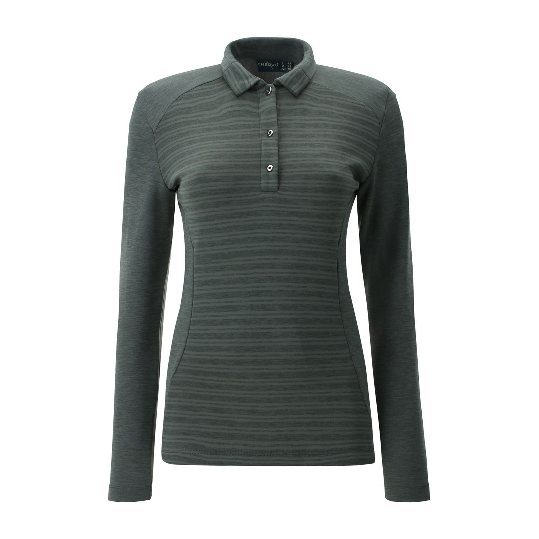 Chervo W Polo Allstop Manches Longues Vert Femme