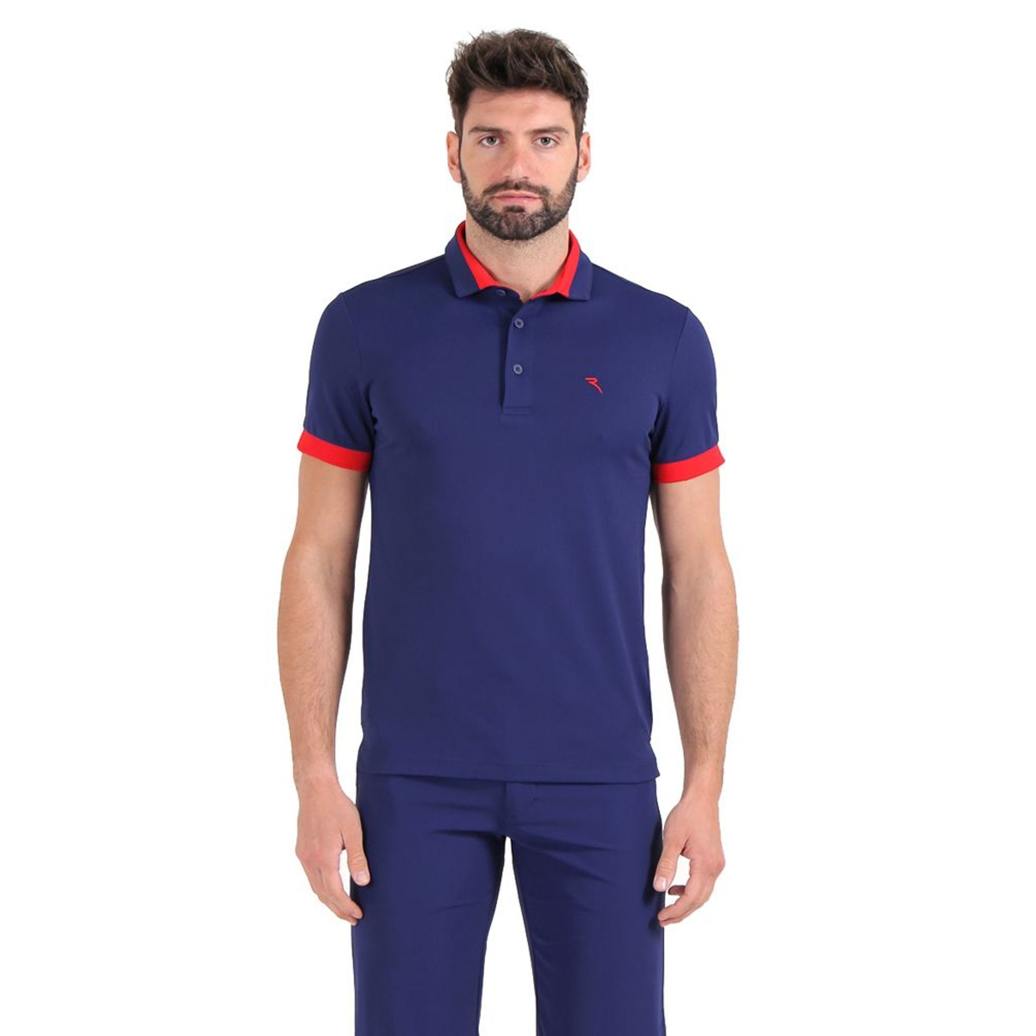 Polo Chervo M Aymeric SS Bleu Homme