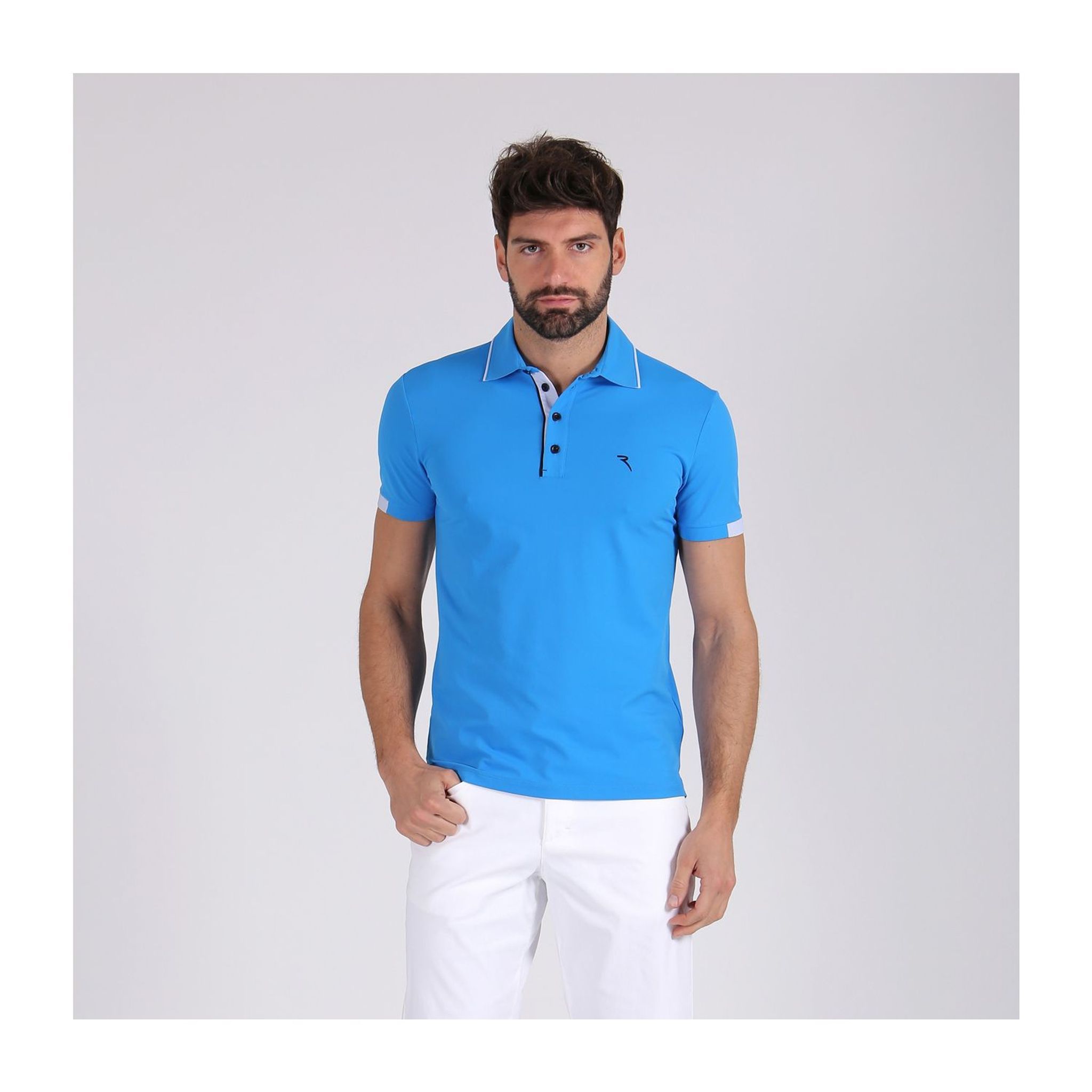 Polo Chervo Alberigo Bleu Homme
