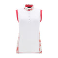Polo Chervo W Alaavio SL à motifs blanc/rouge pour femme