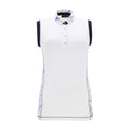 Polo Chervo W Alaavio SL à motifs blanc/bleu pour femme