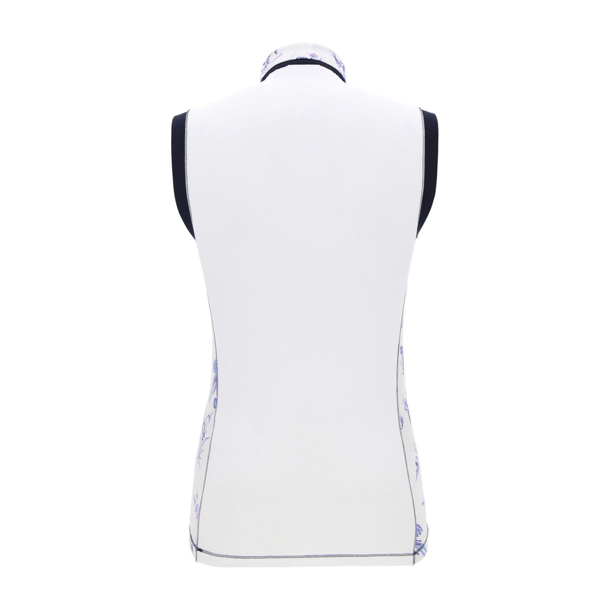 Polo Chervo W Alaavio SL à motifs blanc/bleu pour femme