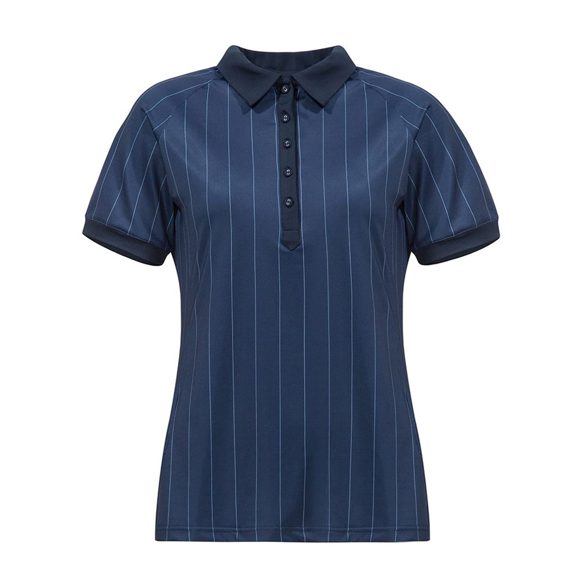 Polo Cross Sportswear W Pinstripe bleu marine femme