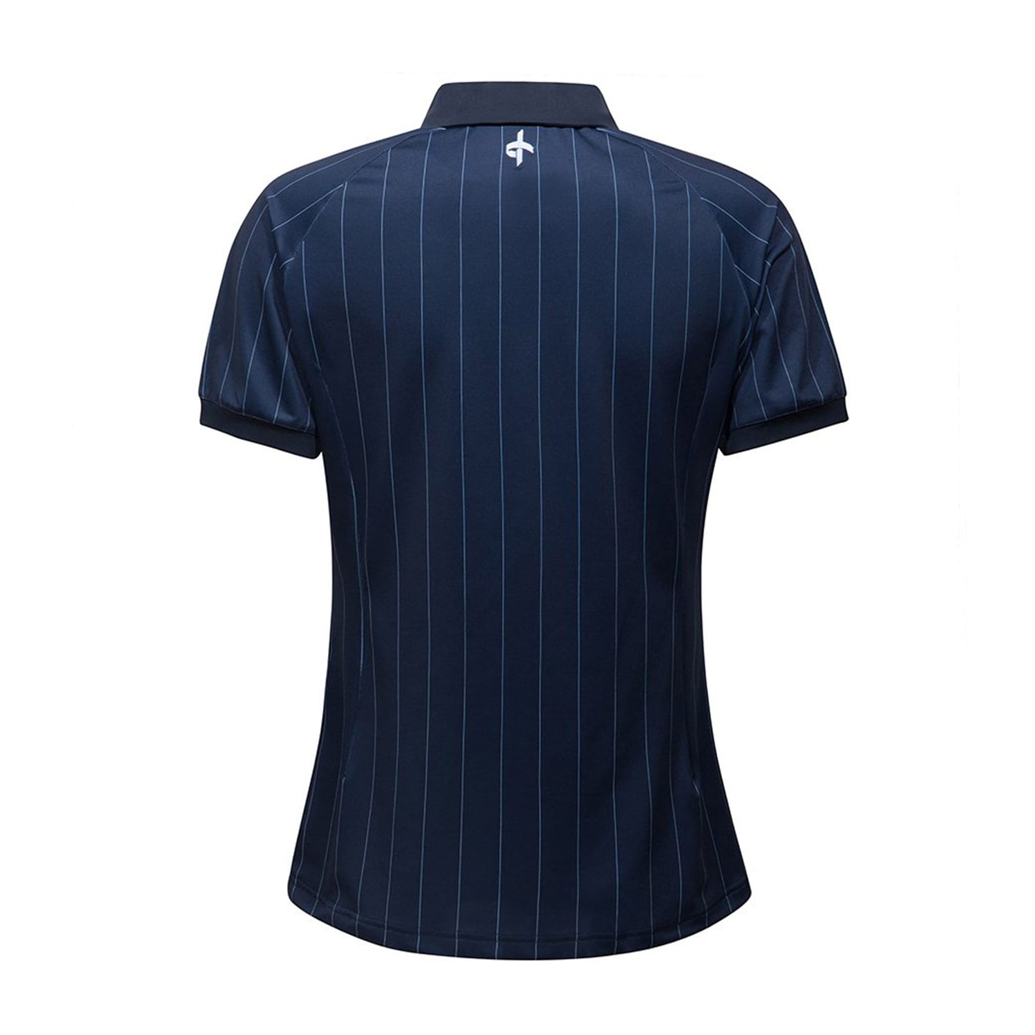 Polo Cross Sportswear W Pinstripe bleu marine femme