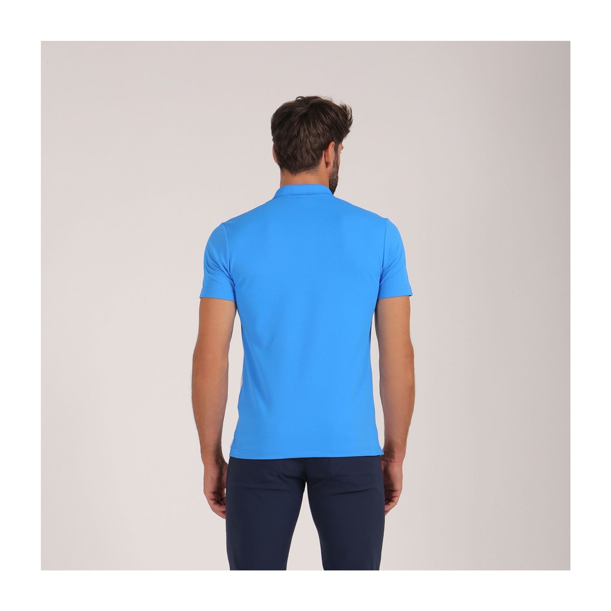 Chervo Polo Adolfo Blanc/Bleu Homme