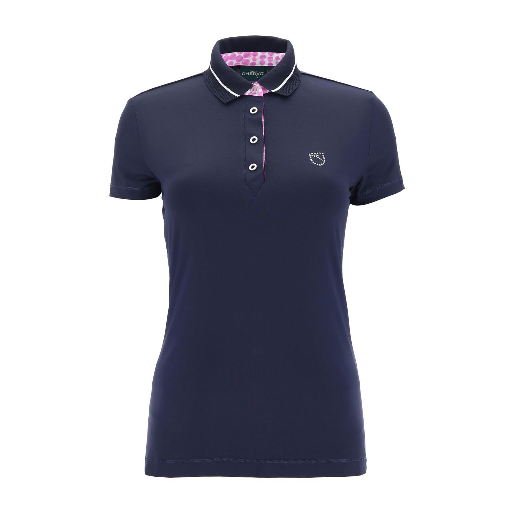 Polo Chervo W Aracela SS pour femme, bleu marine
