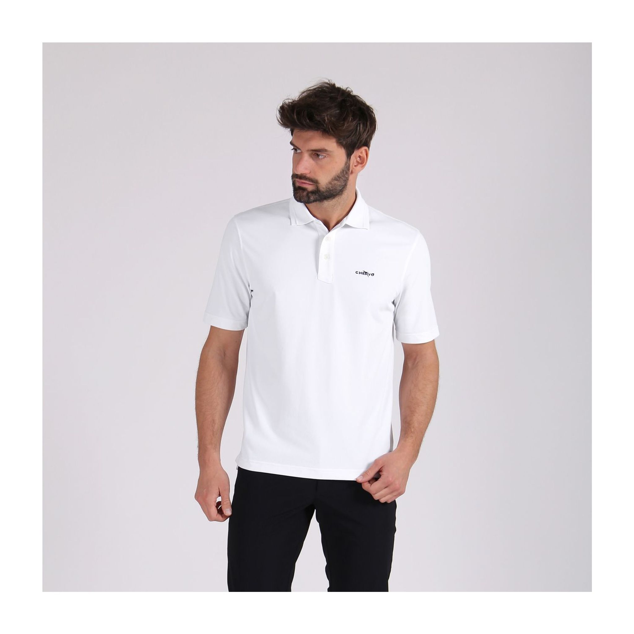 Polo Chervo Agile Blanc Homme